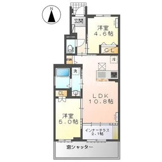 北方町中島字東郷新築AP【1階】の間取り