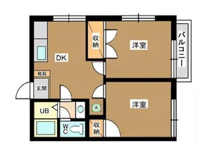 東京都大田区南馬込3【マンション】の間取り