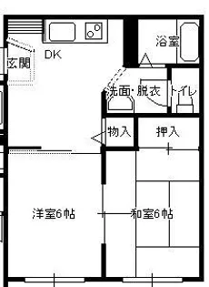 フレグランス太田屋【1階】の間取り