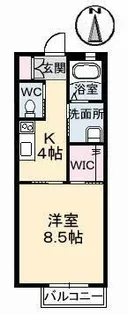 カーサ・ア・コルテ I棟【2階】の間取り