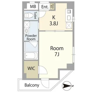 GLANZ(グランツ)【5階】の間取り