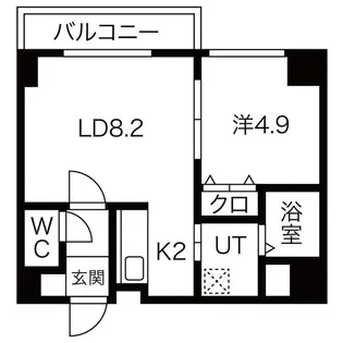 エクセレントプレイス宮の沢【7階】の間取り