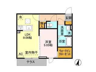 ルミナーレ【1階】の間取り