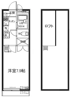 メインシティガーデン 華【2階】の間取り