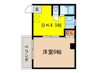 あずまコ-ポ【3階】の間取り