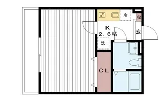 千葉県千葉市中央区松波3【アパート】の間取り