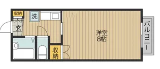 広島県福山市加茂町大字下加茂【アパート】の間取り