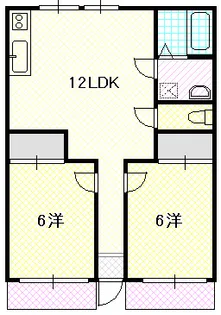 ラヴィーン横浜【2階】の間取り