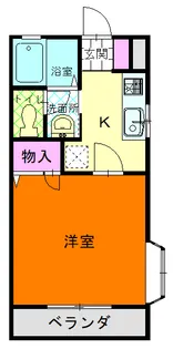 ハピネス【2階】の間取り