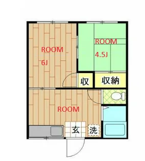 神奈川県横浜市西区西戸部町1【アパート】の間取り