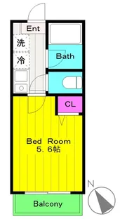 CASAR稲田堤(カザール)【3階】の間取り