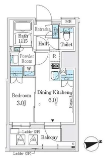 J.GRAN Court 浅草【10階】の間取り