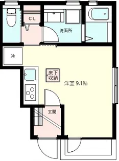 メゾンボヌール【1階】の間取り