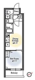 GRAN PASEO門前仲町【2階】の間取り