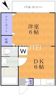 ハイツハシバ【2階】の間取り
