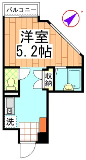 シャトルK【4階】の間取り