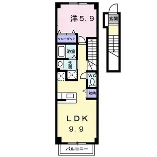 サピーブライトS・C棟【2階】の間取り