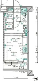 ガリシア新宿西落合II【2階】の間取り