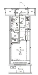ラフィスタ川崎II【4階】の間取り