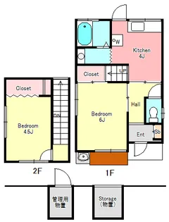エアリス・横浜【1階】の間取り
