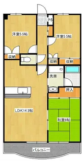 シャルマン・5【7階】の間取り