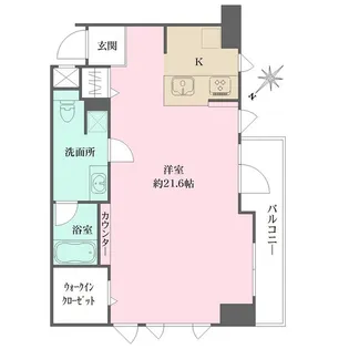 グレンパーク神楽坂【3階】の間取り