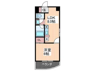 スカイシャト-幟町【7階】の間取り