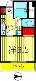 GMウエストハイツ【4階】の間取り