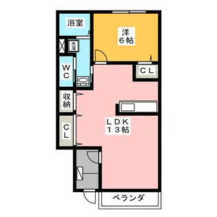 セレッソ【1階】の間取り