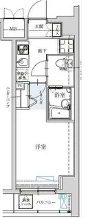 ワイズ ル・リオン東京墨田【6階】の間取り