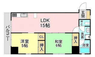 コンフォート高見【7階】の間取り