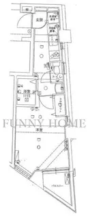 ベルグレードK【3階】の間取り