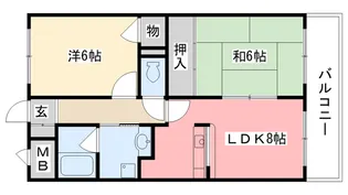 ルミエール【2階】の間取り