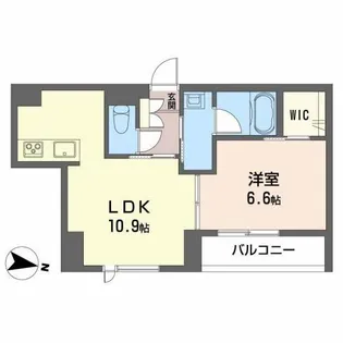 マーキュリー コート【1階】の間取り