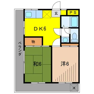 パールハイム【2階】の間取り