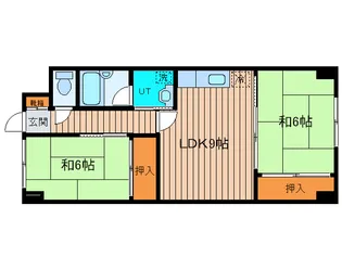 エスアイマンション【4階】の間取り
