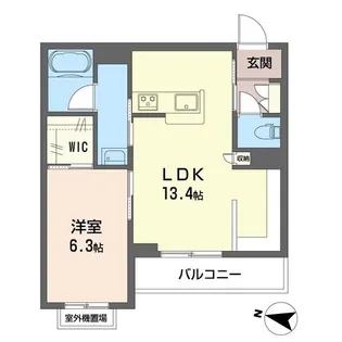 サンレジデンス【3階】の間取り