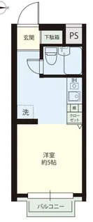 クリエール77【3階】の間取り