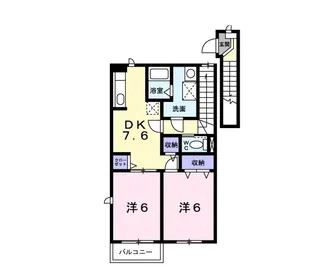 セレーノ A【2階】の間取り