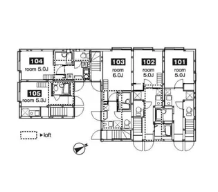 シャイニーソフト新宿御苑【1階】の間取り