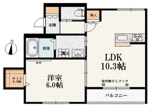 Maison Zelkova【2階】の間取り