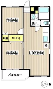 シャトレー新井【3階】の間取り