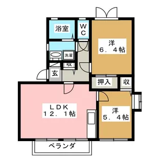 ディアス東光 A棟【2階】の間取り