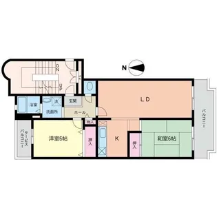 サンモリッツ宮崎台【1階】の間取り