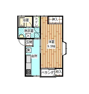 アベニューシティ【2階】の間取り