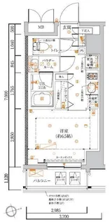 LUMEED池袋【4階】の間取り