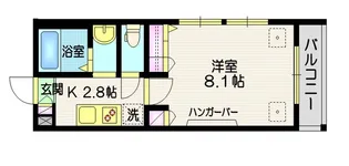 サニーウェル 日和【3階】の間取り