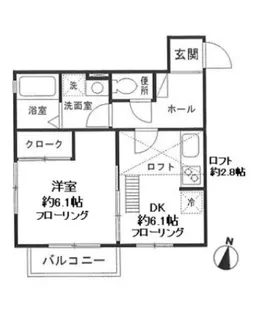 クレール【2階】の間取り