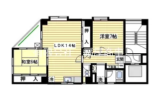 メゾンド巣鴨【3階】の間取り