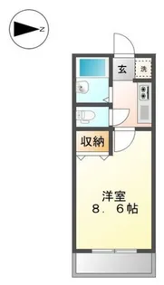 メゾンJeune【2階】の間取り